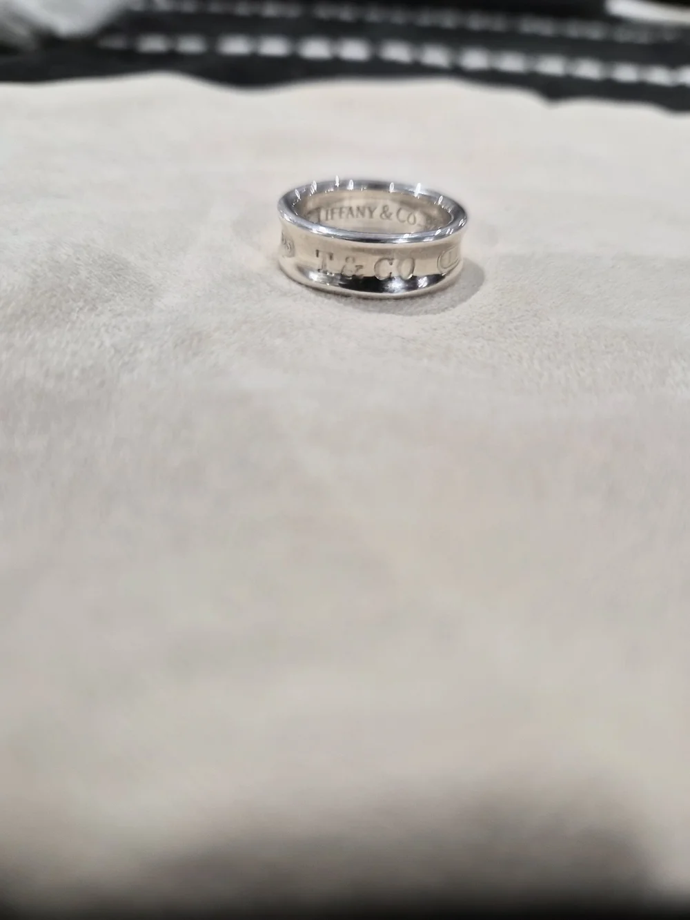 Tiffany & Co. (925) Sterling Silver '1837' Ring - Size 6